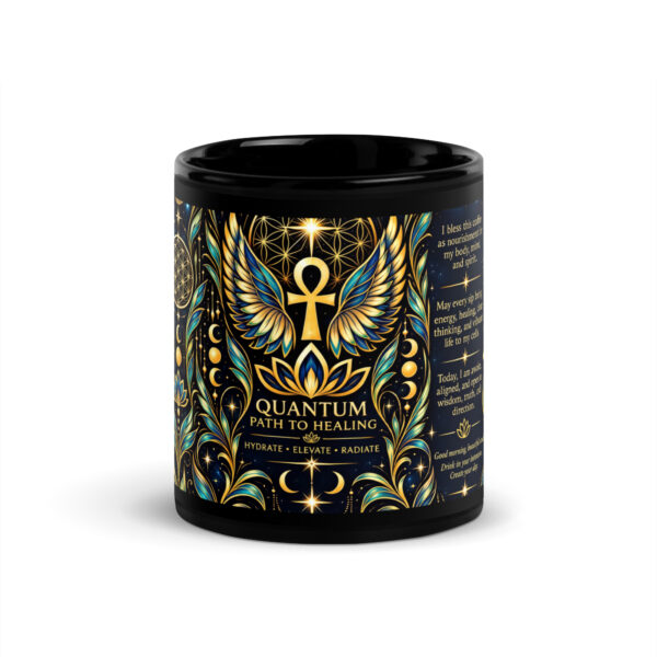 black-glossy-mug-black-11-oz-front-6ae36e0ceb0e7.jpg Celestial Wing Frequency | Morning Blessing Ceramic Coffee Mug