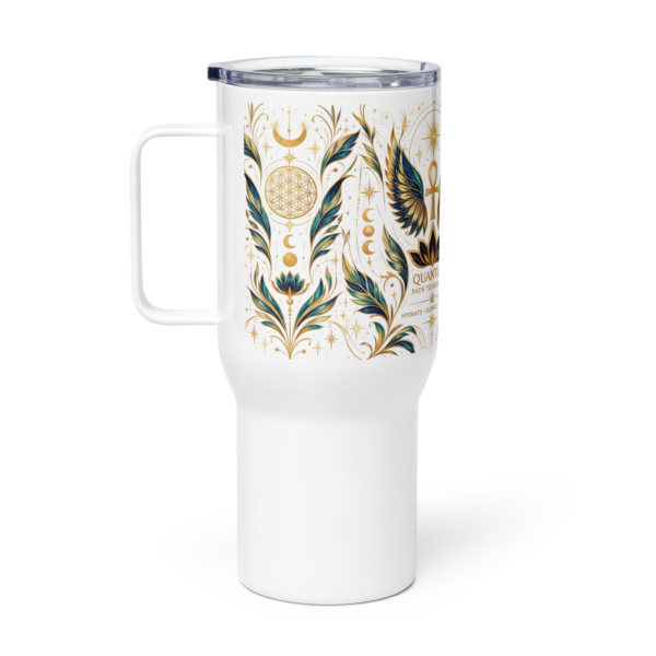 travel-mug-with-a-handle-white-25-oz-right-6ae308d0b20bb.png Celestial Wing Frequency – Water Blessing Tumbler | 40 oz Stainless Steel Travel Mug